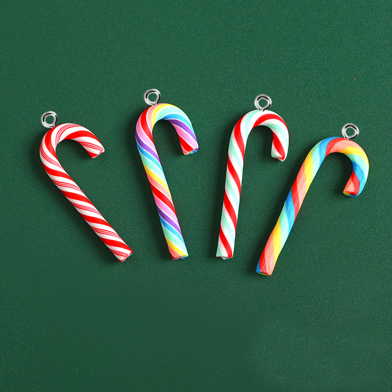Resin Art Love - 10pcs Cute Clay Christmas Pendants Charms