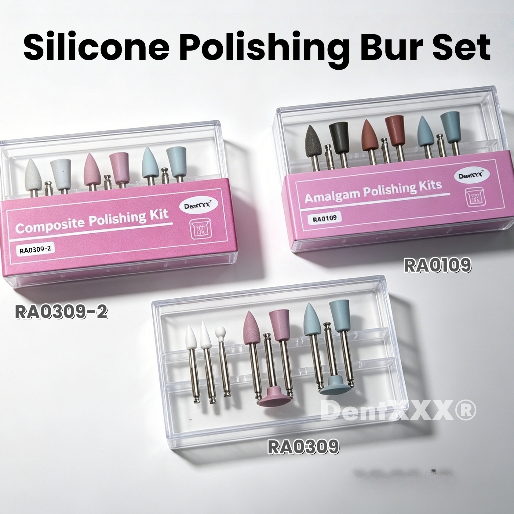 Resin Art Tool Kit - 9 PCS/Box Silicone Grinding Head Finishing