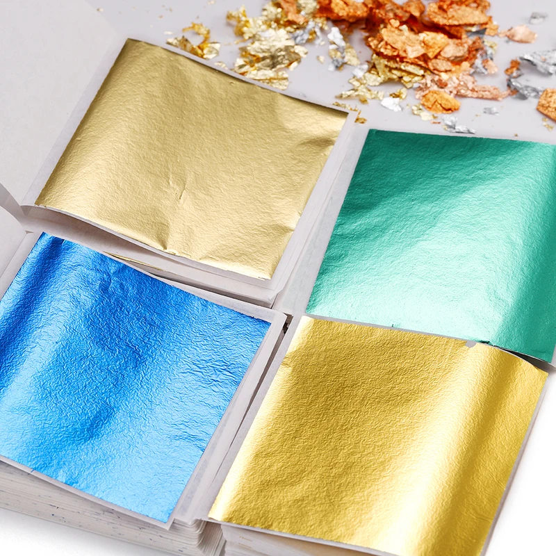 Resin Art Tool Kit - 100-200sheets Imitation Gold Foil Paper Leaf