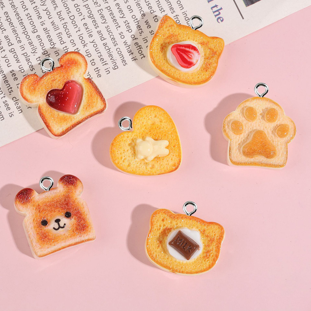 Resin Art Love - 10pcs Heart Bear Cat Animal Shape