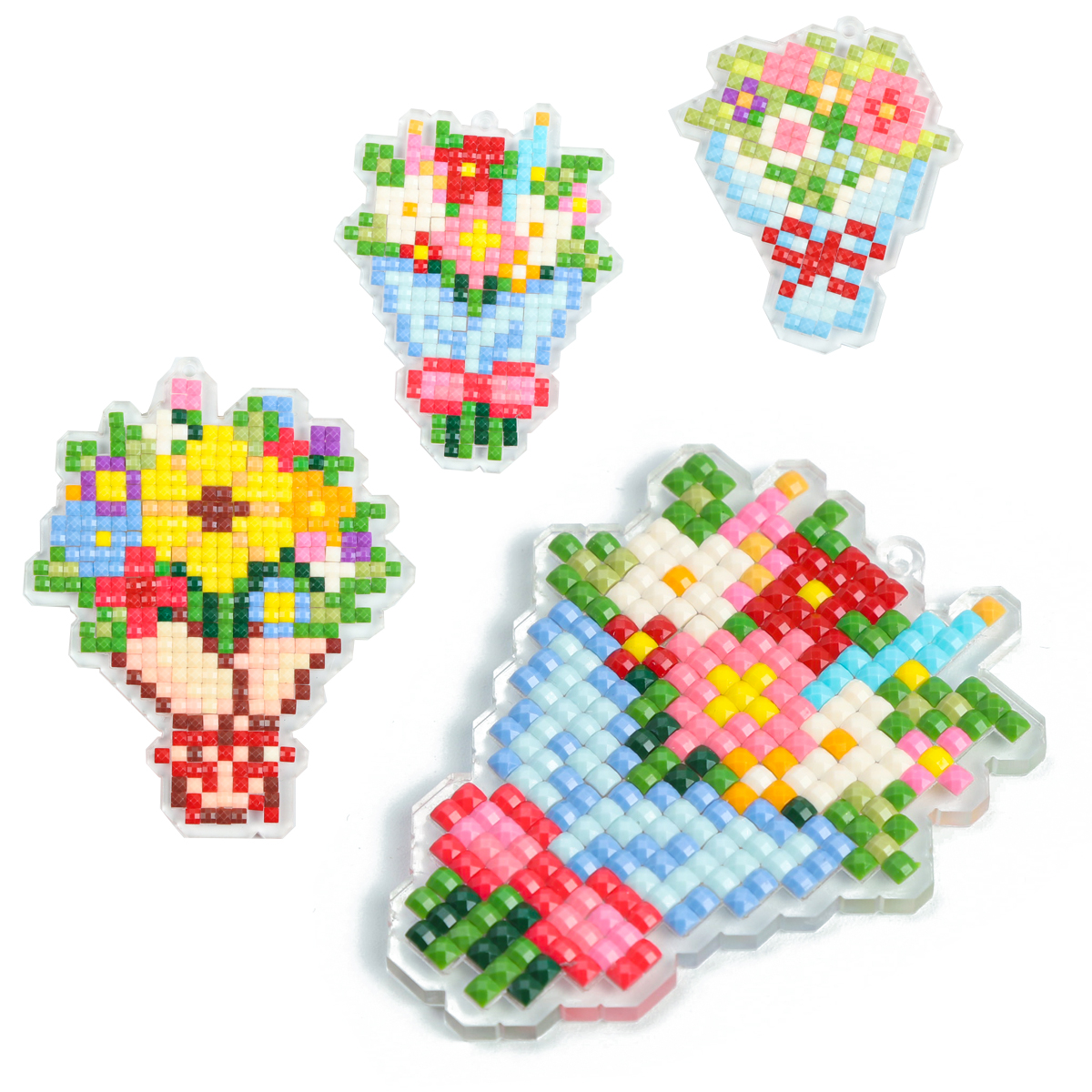 Resin Art Craft - FOREVER YOUNG 3PCS Bouquet Acrylic Diamond