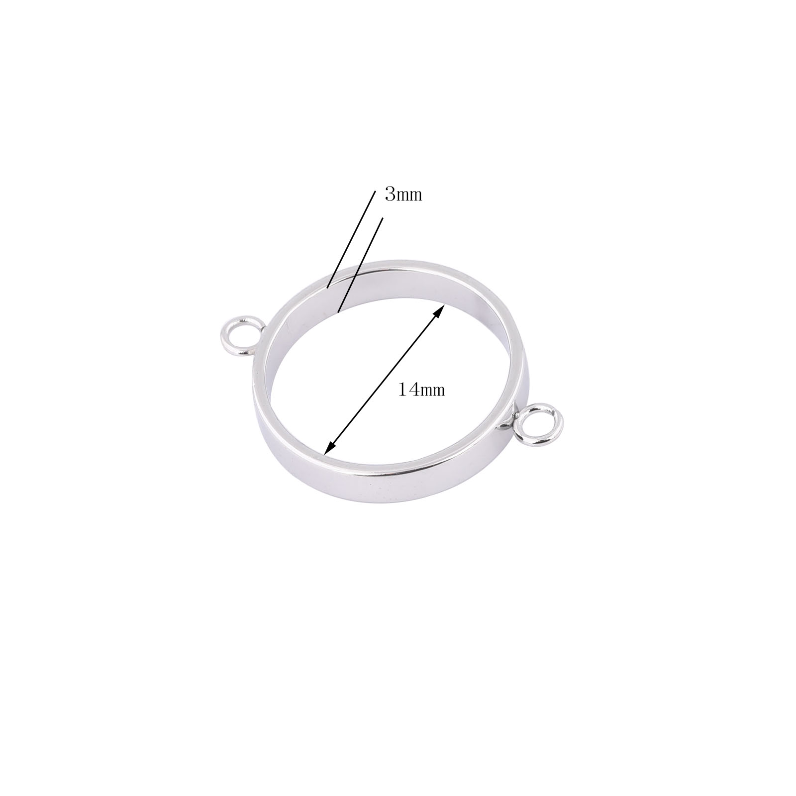 10pcs Stainless Steel 14mm Ope - Resin Art Love review and price