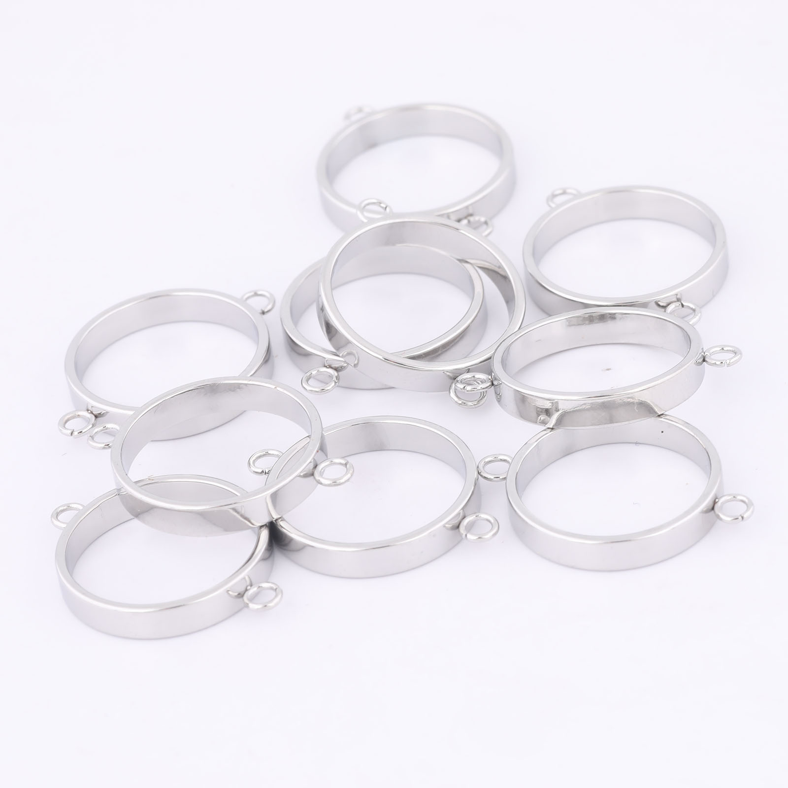 10pcs Stainless Steel 14mm Ope - Resin Art Love review and price