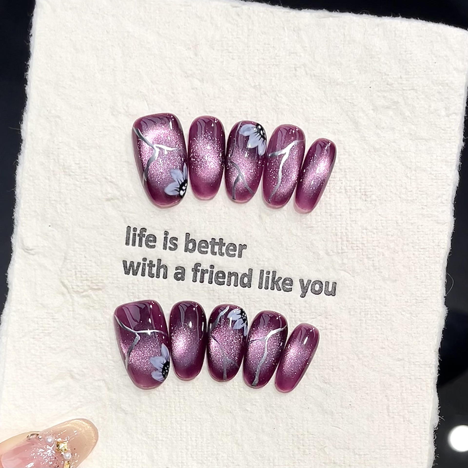 10pcs Handmade Pressed Oval Na - Resin Art Flowers review and price