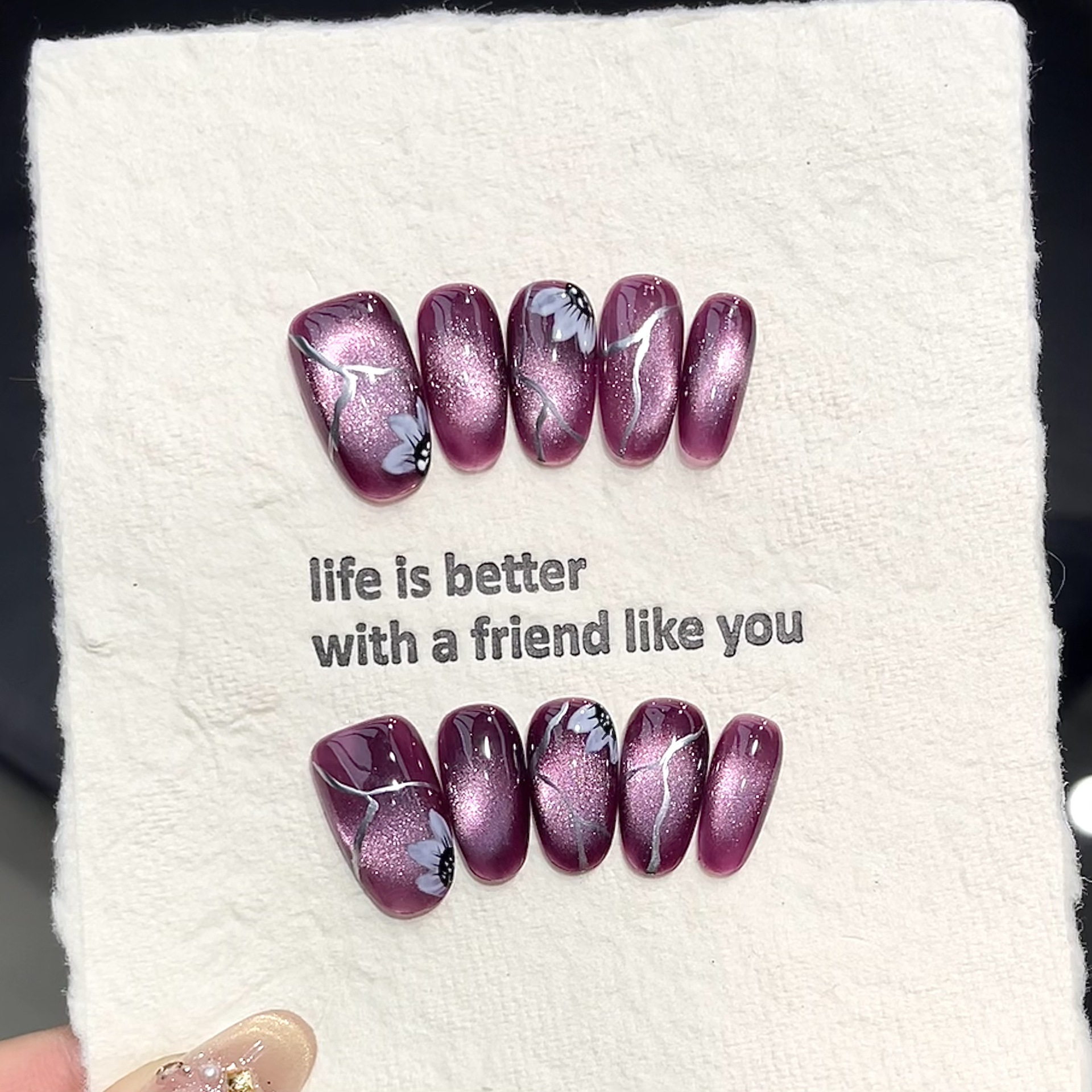 10pcs Handmade Pressed Oval Na - Resin Art Flowers review and price