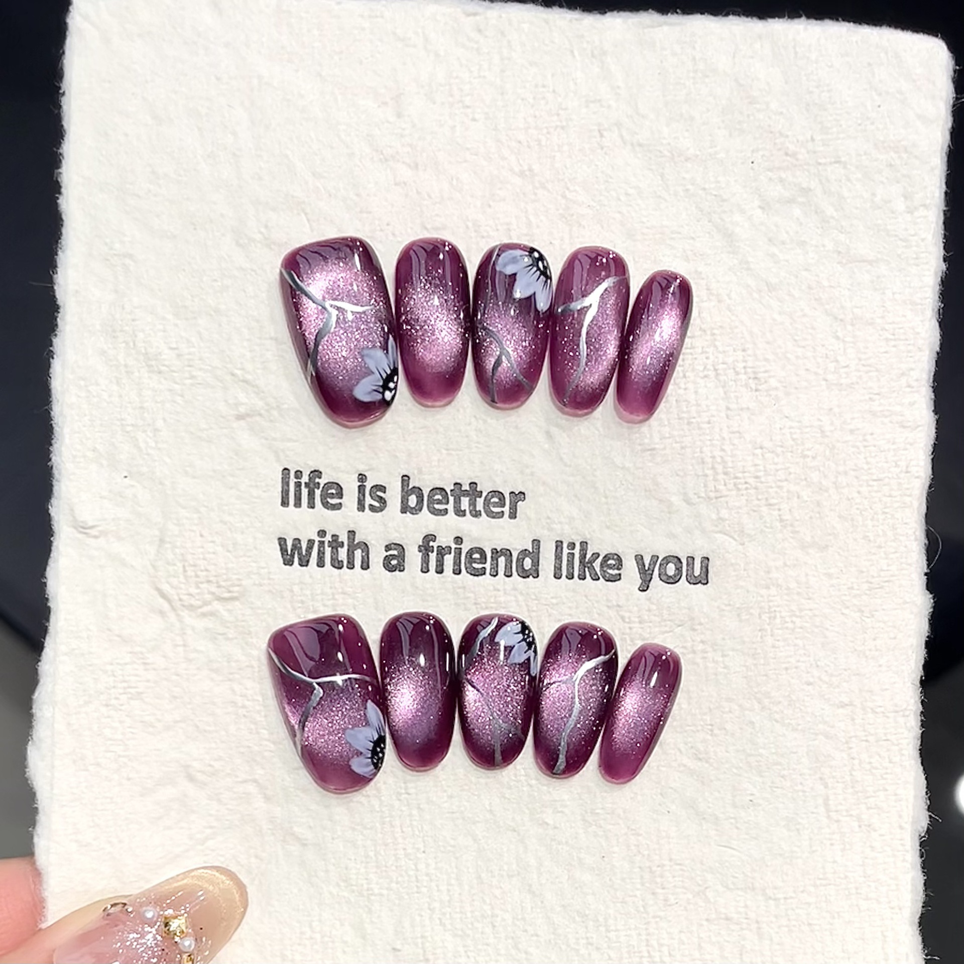 10pcs Handmade Pressed Oval Na - Resin Art Flowers review and price