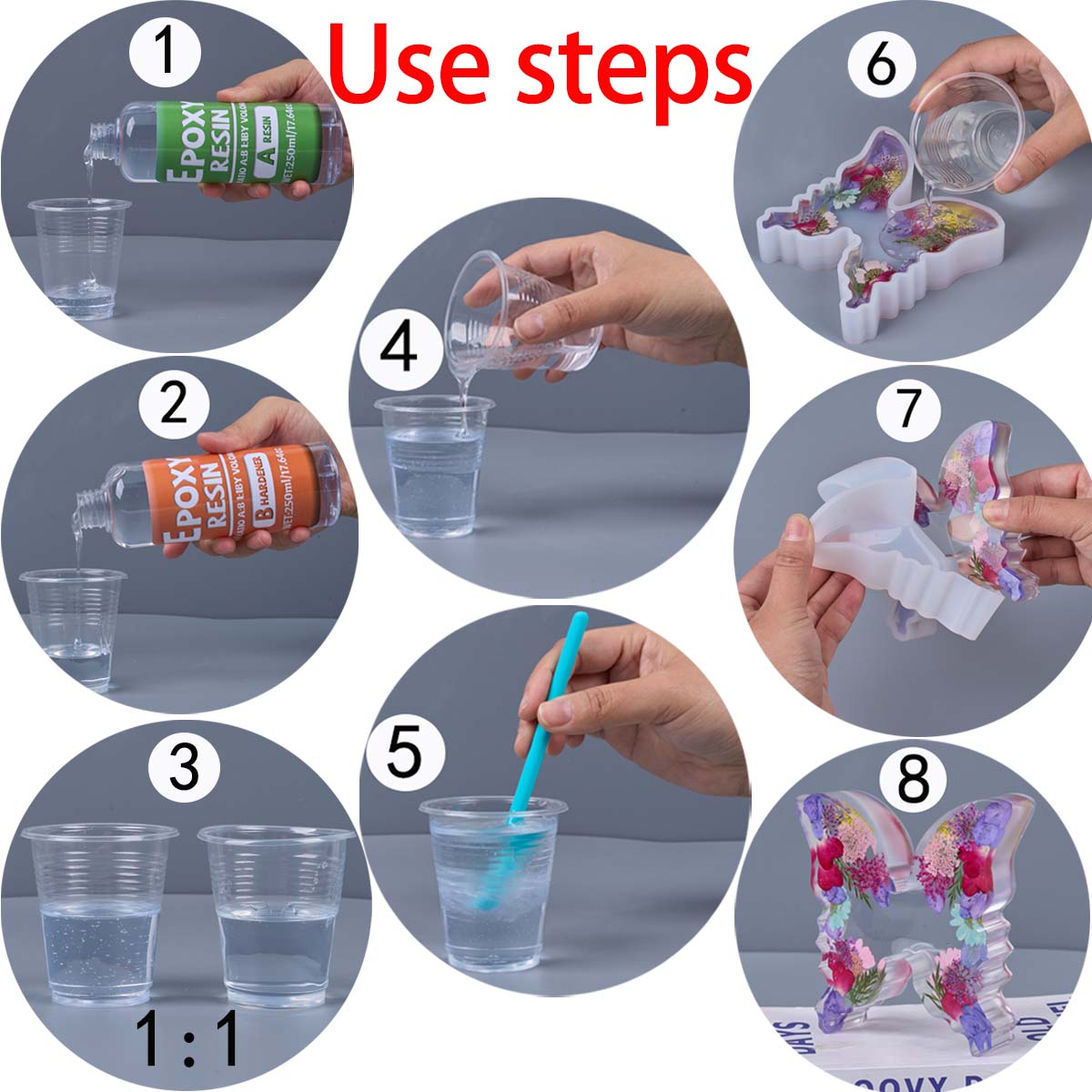 1:1 Ratio Epoxy Resin Kit Anti - Resin Art Tool Kit review and price