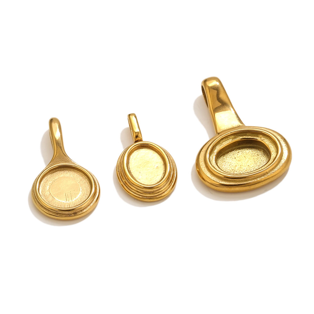 5pcs Stainless Steel Round Ova - Resin Art Love review and price