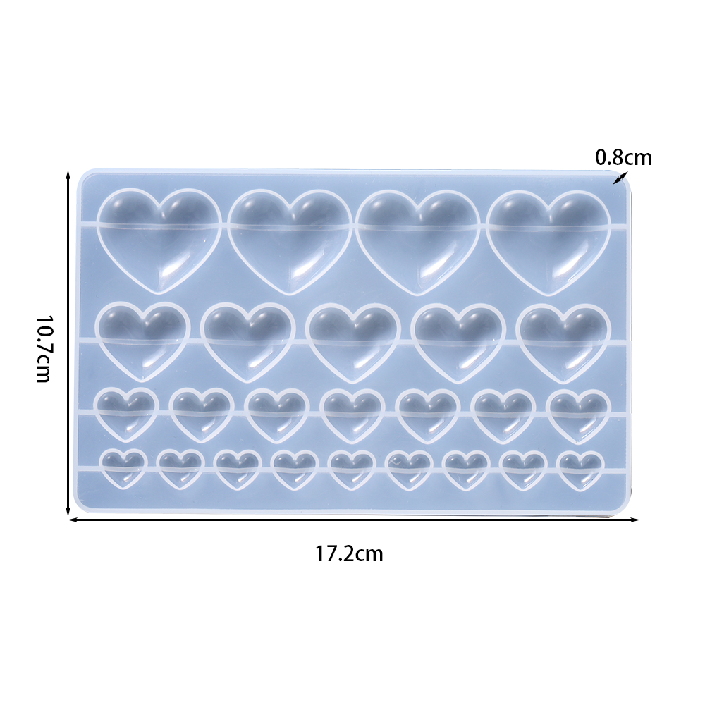 Love Heart Silicone Mold Jewel - Resin Art Tool Kit review and price