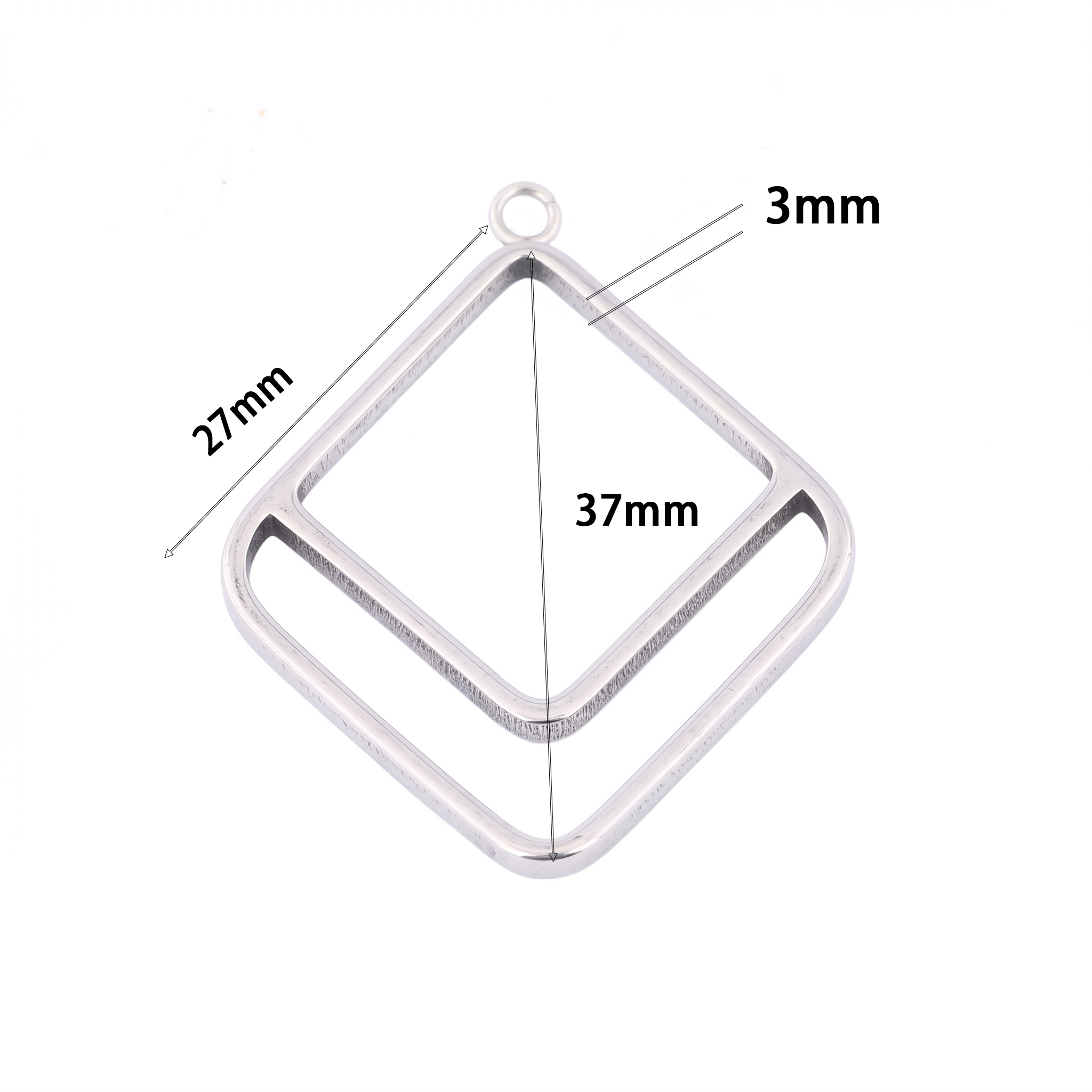 10pcs Square Triangle 3mm Thic - Resin Art Love review and price