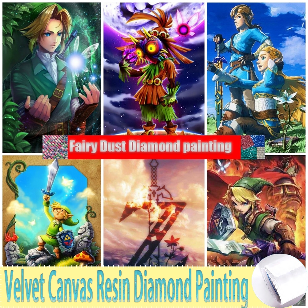 5D DIY Fairy Dust Resin Diamon - Resin Art Zelda review and price