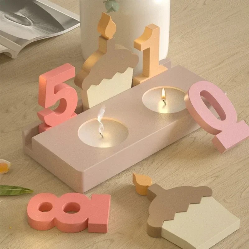 2pc Birthday Cake Silicones Mo - Resin Art Craft review and price