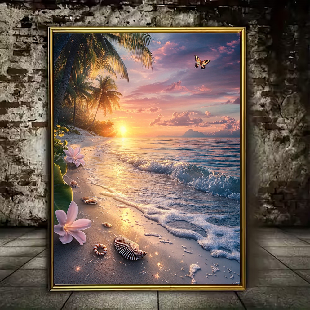 2D flat Retro Diamond Art, vin - Resin Art Meaning review and price