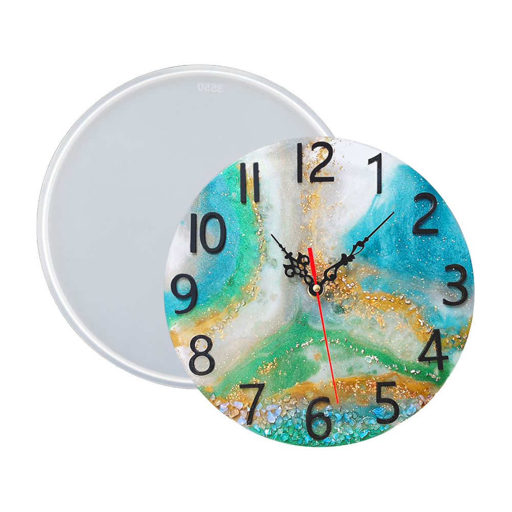 DM283 Round Roman Numerals Epo - Resin Art Clock review and price