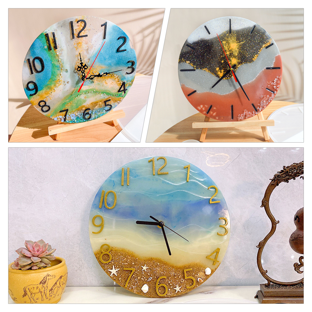 DM283 Round Roman Numerals Epo - Resin Art Clock review and price