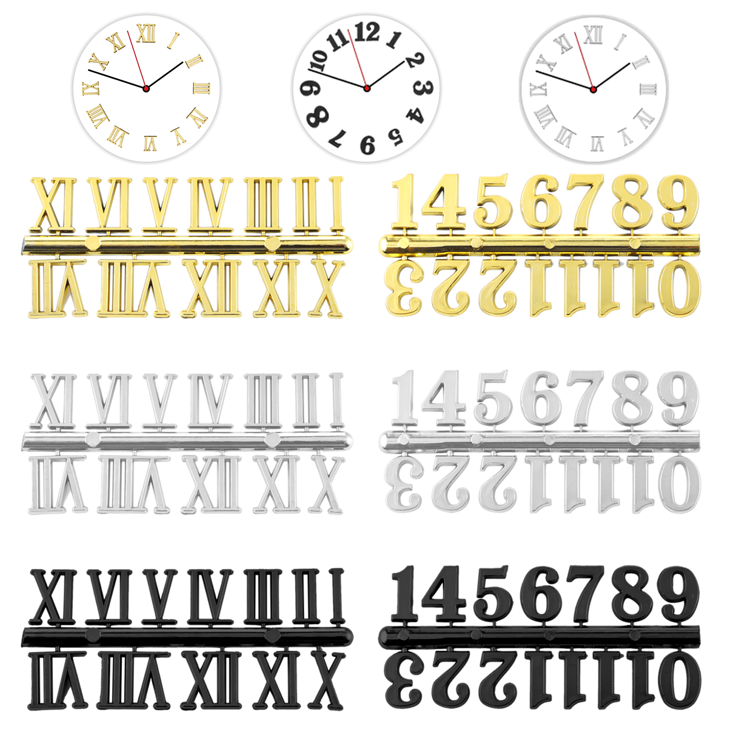 Clock Numerals Arabic Roman Nu - Resin Art Clock review and price