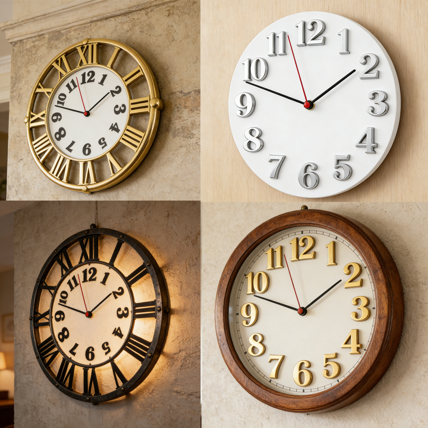 Clock Numerals Arabic Roman Nu - Resin Art Clock review and price