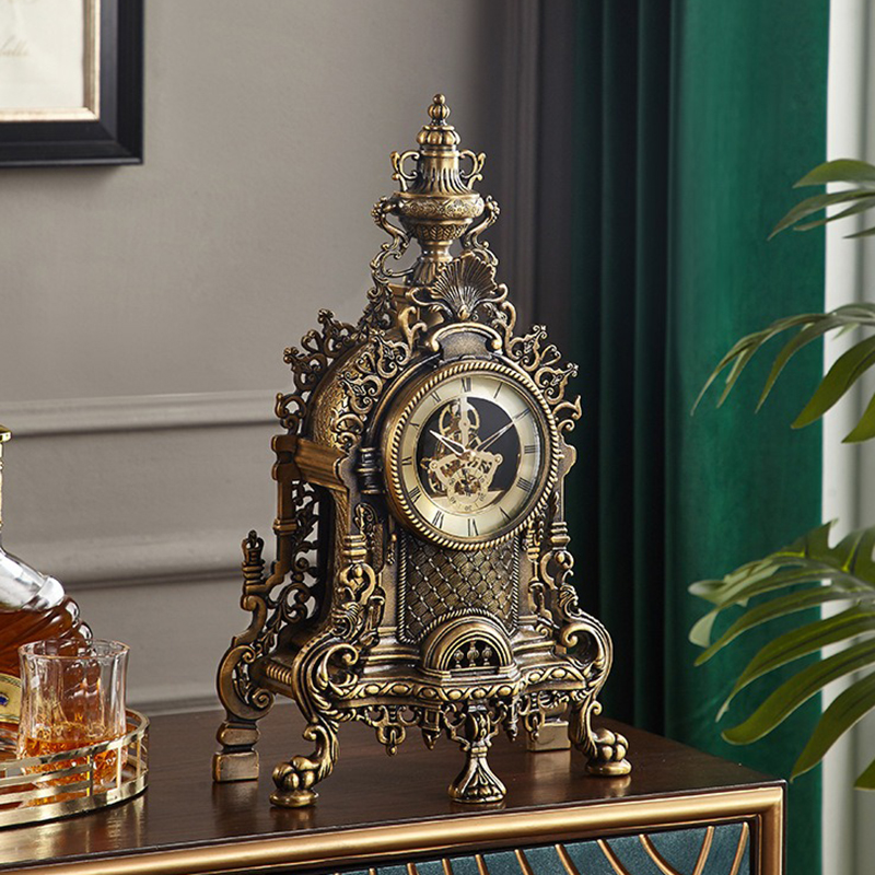 Large Creative Retro Table clo - Resin Art Clock review and price