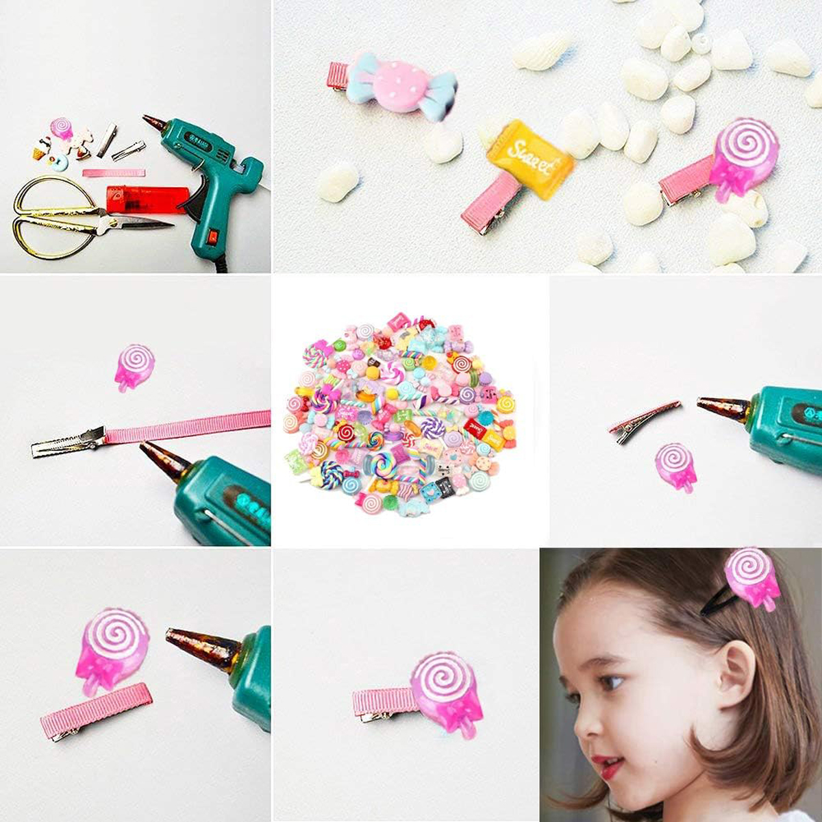 30pcs Random Candy Slime Charm - Resin Art Love review and price