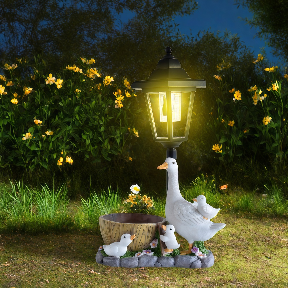 Solar Duck Night Light Garden  - Resin Art Craft review and price