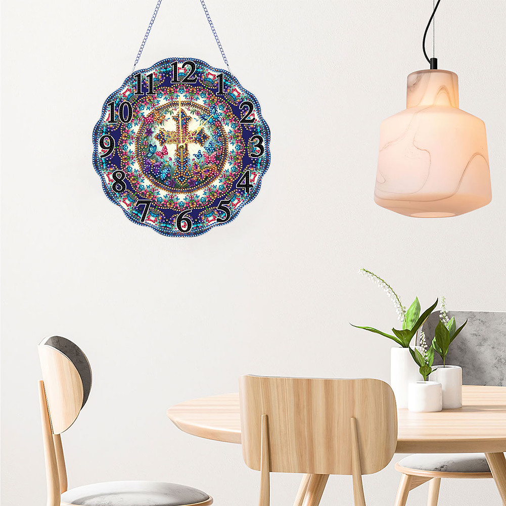 2D Flat DIY Diamond Painting C - Resin Art Clock review and price