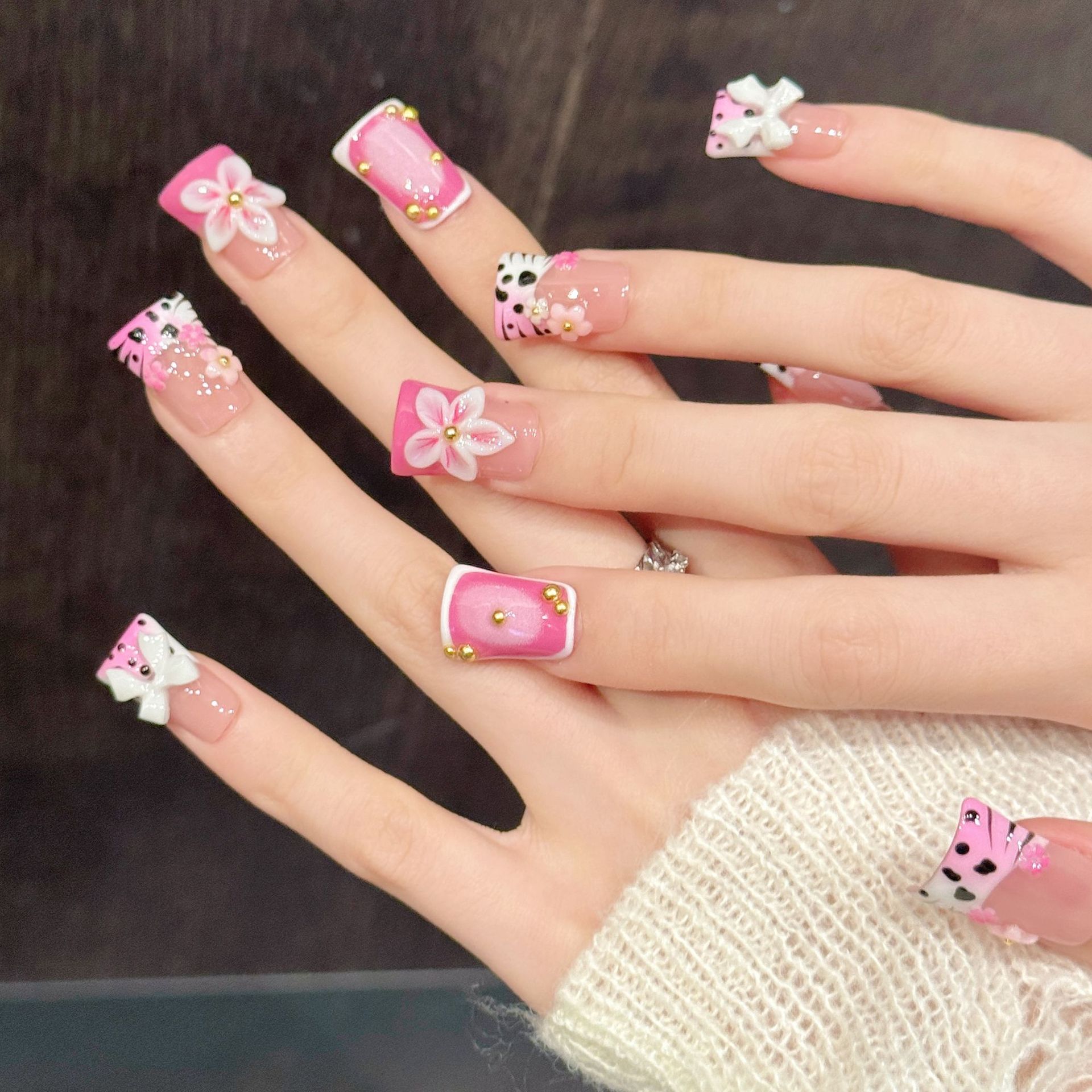 10pcs Pure Hand Pressed Duck N - Resin Art Flowers review and price