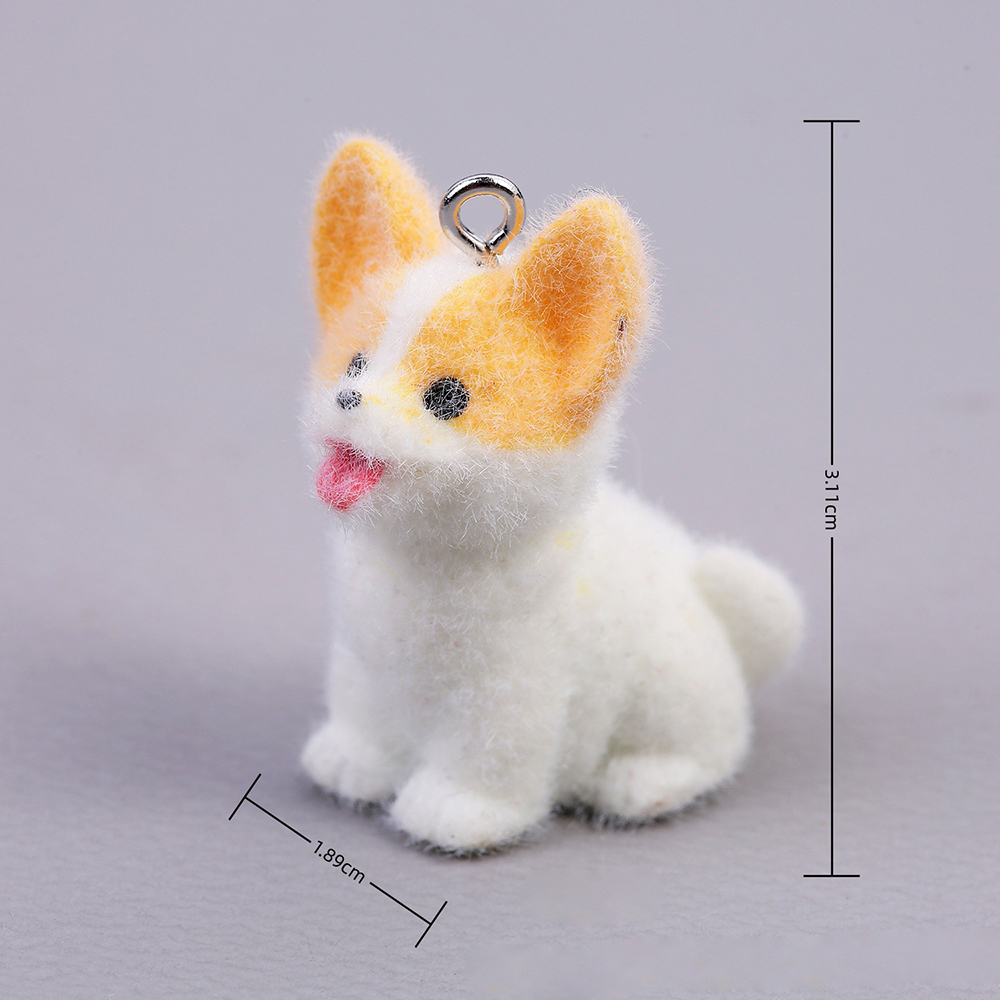 10pcs Flocking Puppy Dog Resin - Resin Art Love review and price