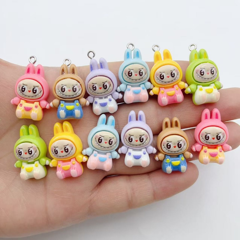10Pcs Kawaii Rabbit Strawberry - Resin Art Love review and price