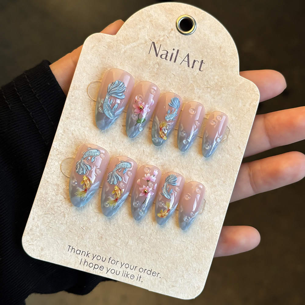 24pcs hot selling koi nail art - Resin Art Flowers review and price