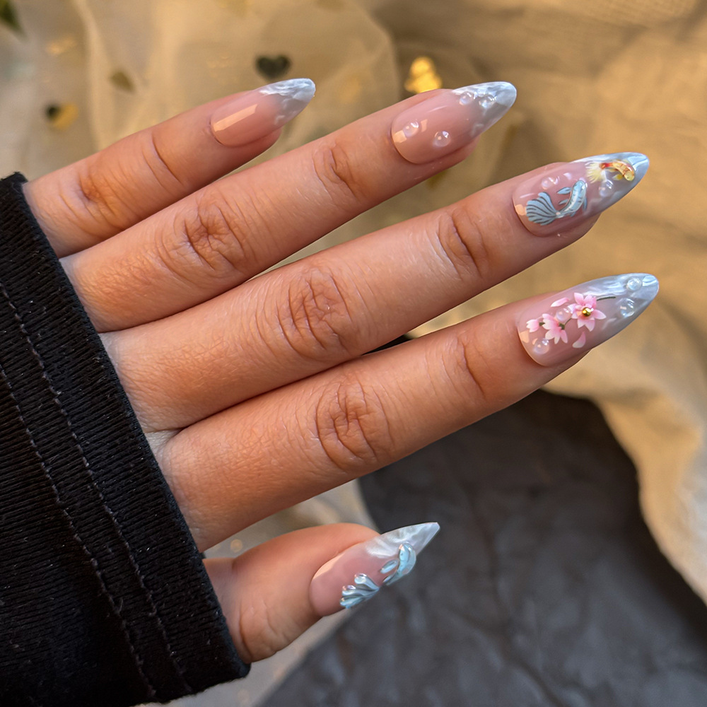 24pcs hot selling koi nail art - Resin Art Flowers review and price
