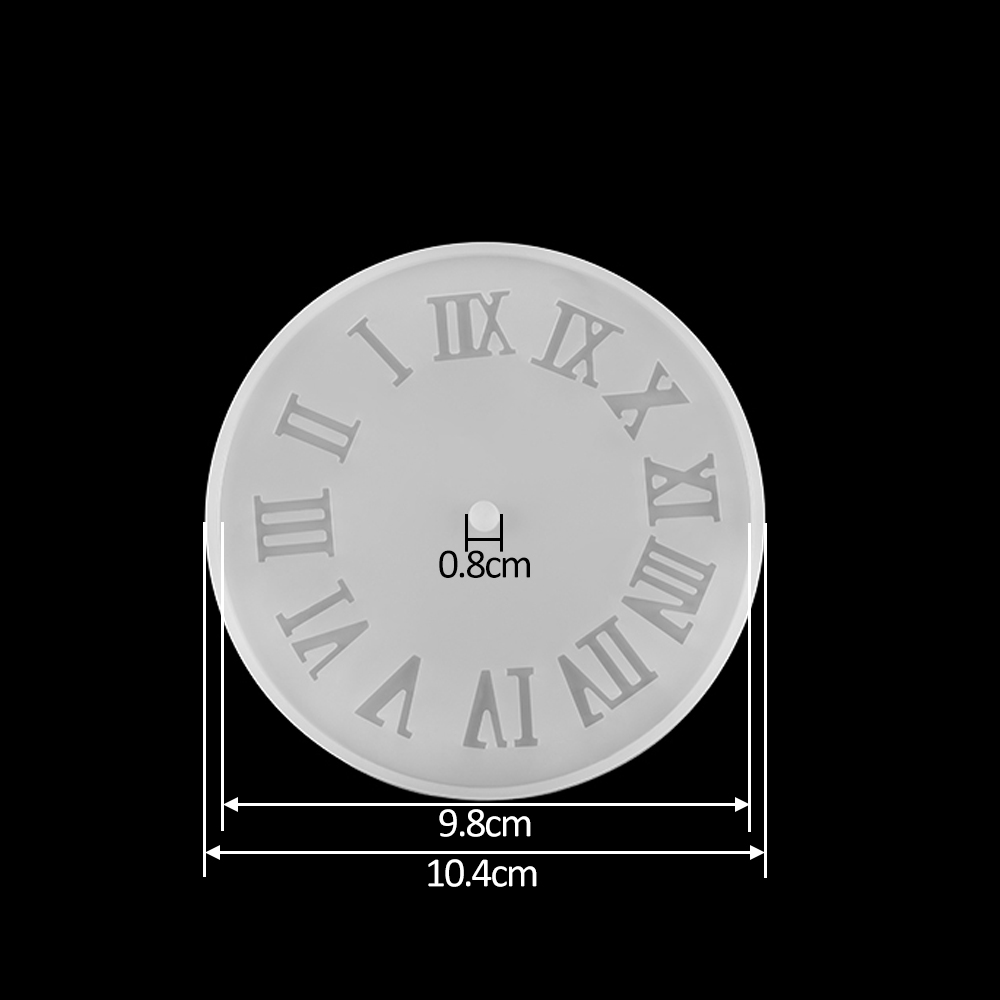 Clock Resin Molds Arabic Roman - Resin Art Clock review and price