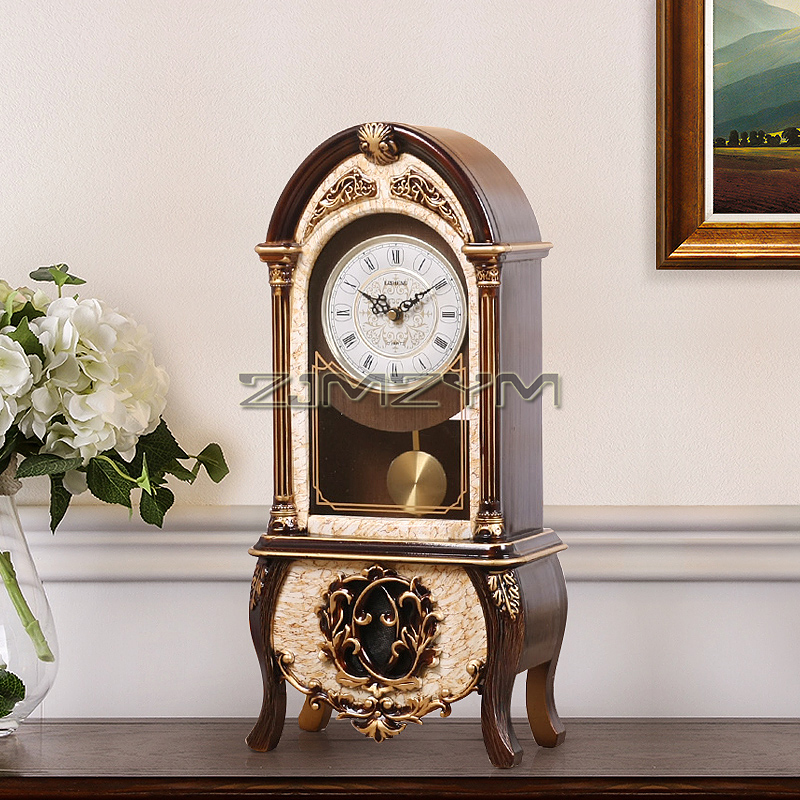 Pendulum Tabletop Clock Wood D - Resin Art Clock review and price