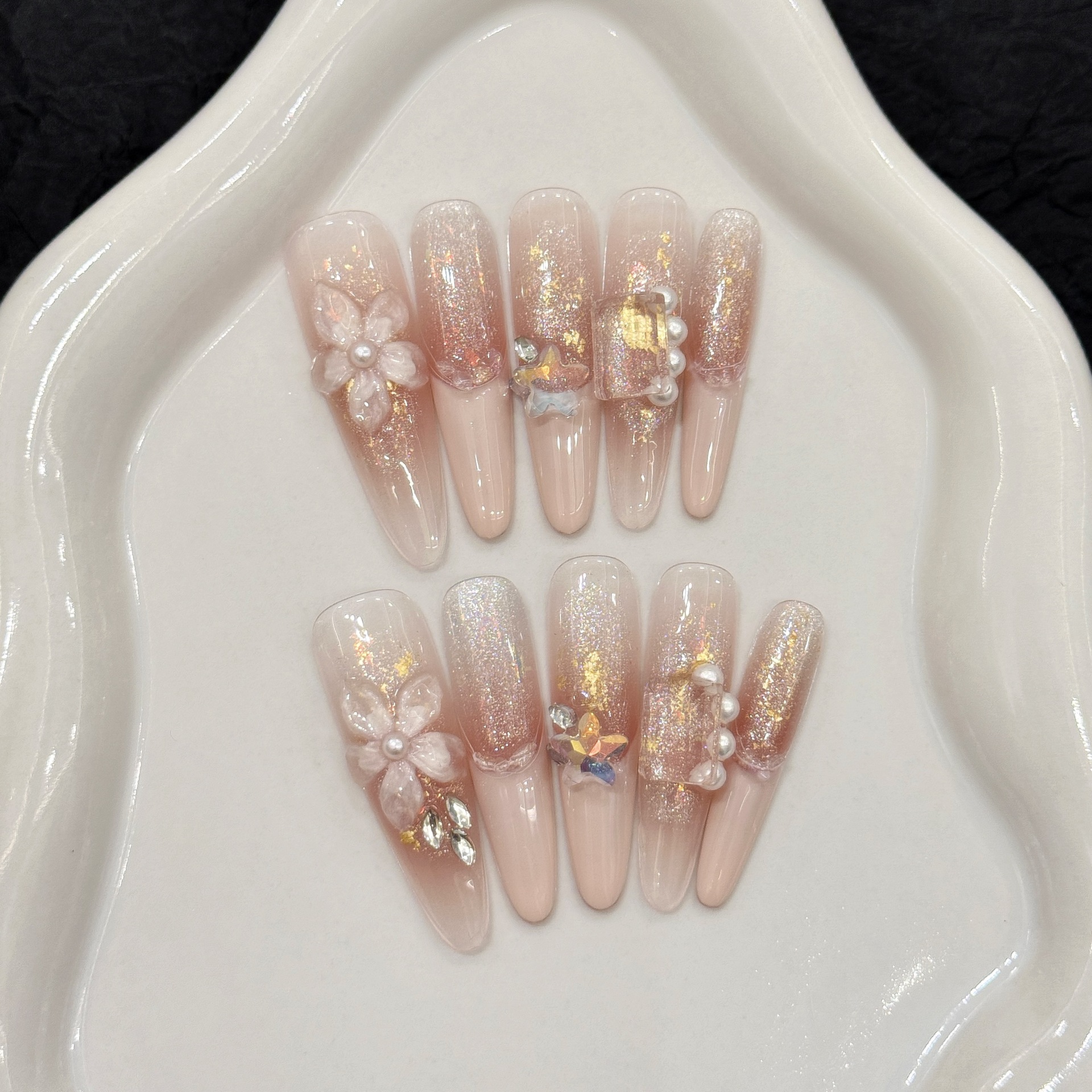 10pcs Pure Hand Pressed Stilet - Resin Art Flowers review and price
