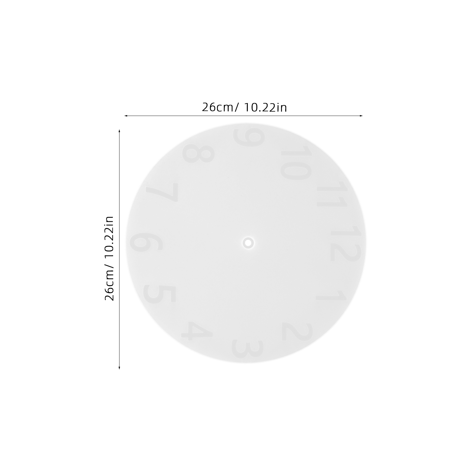 1 set 1 Set Diy Silicone Clock - Resin Art Clock review and price