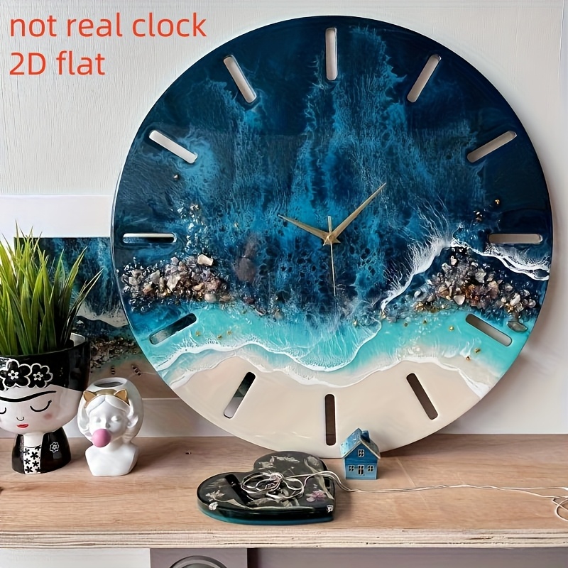 DIY clock molds, large clock r - Resin Art Clock review and price