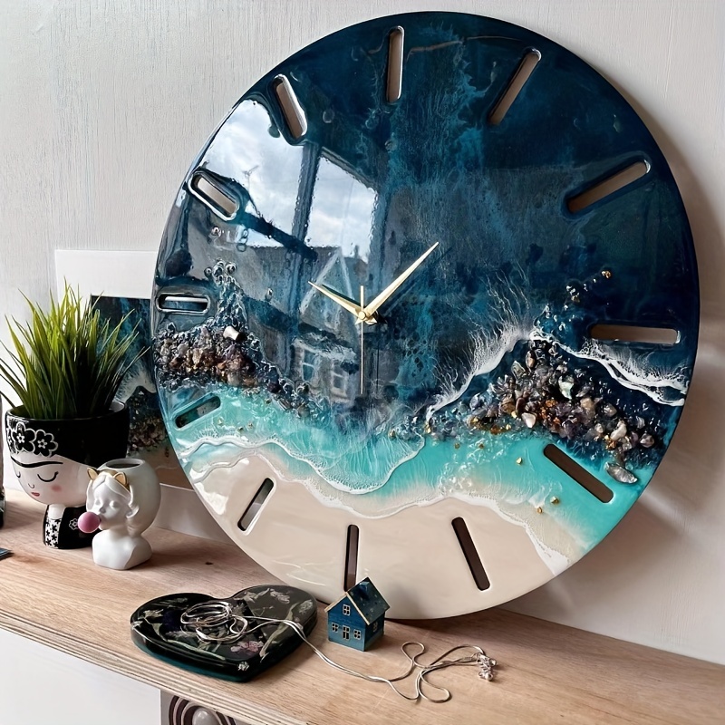 DIY clock molds, large clock r - Resin Art Clock review and price