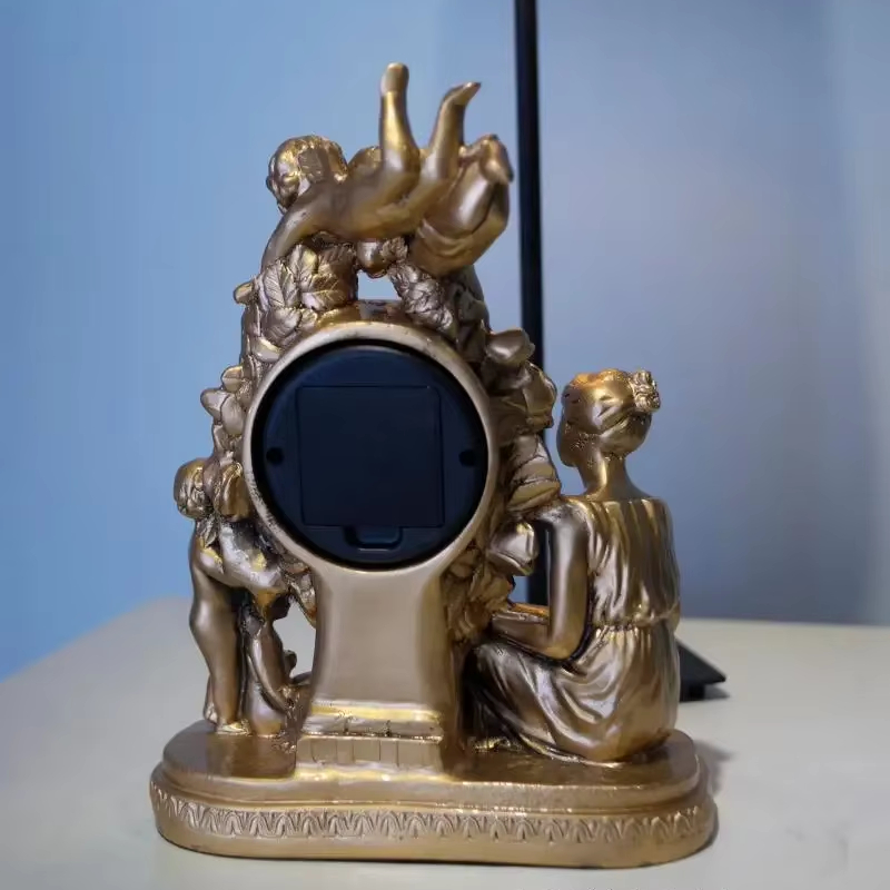 Retro European Resin Table Clo - Resin Art Clock review and price