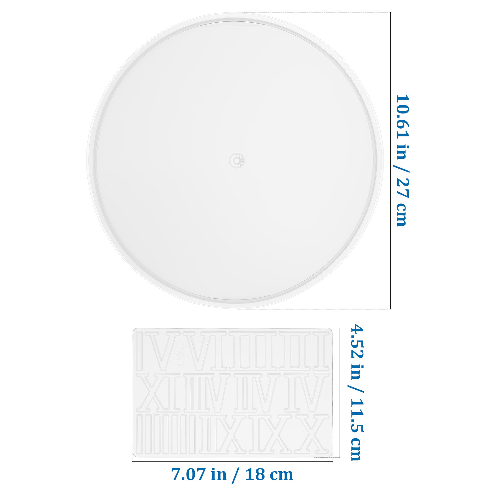 1Set Round Silicone Clock Dial - Resin Art Clock review and price