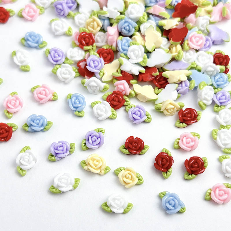 20pc Luminous Rose Carved Nail - Resin Art Craft review and price