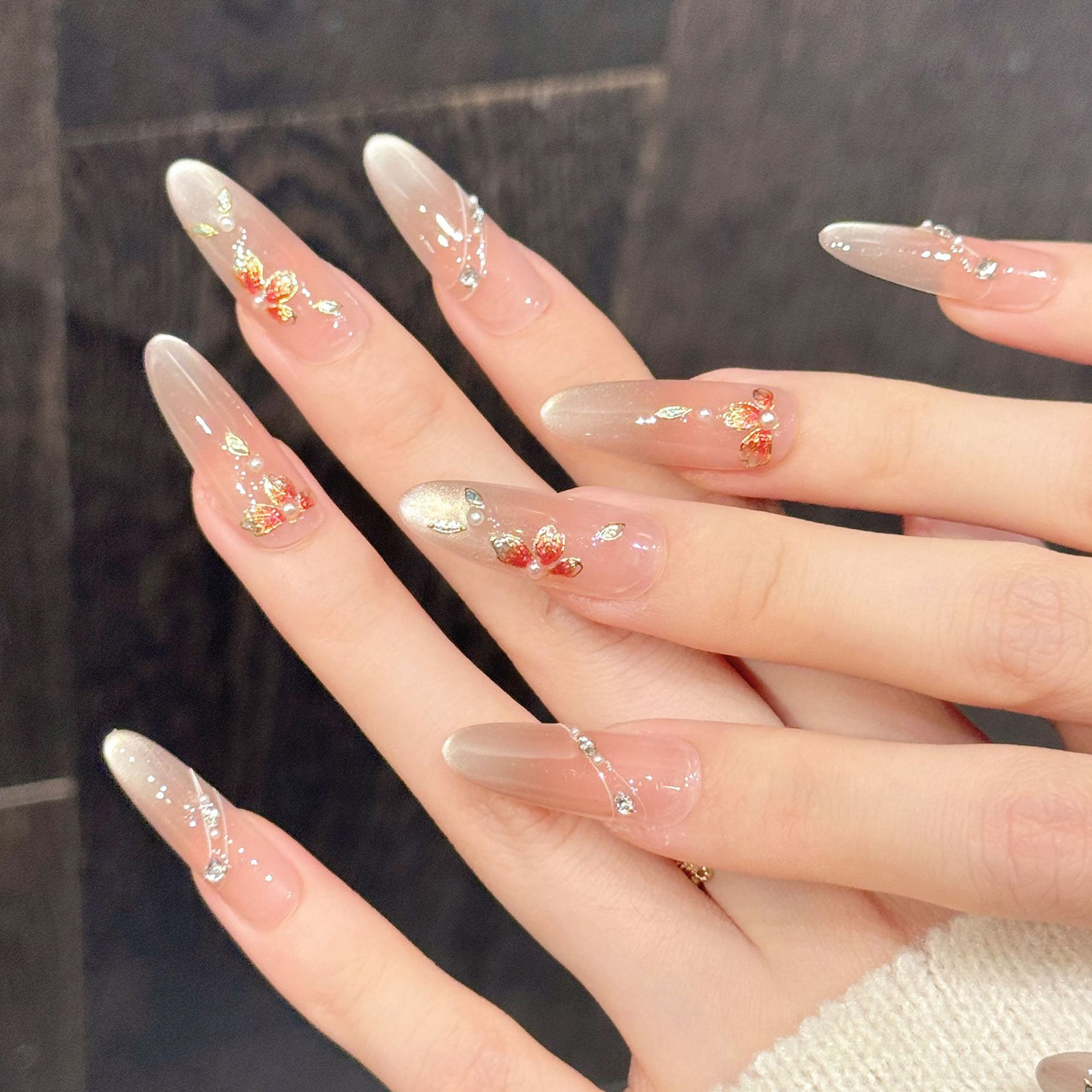 10pcs Handmade Fake Nails Pres - Resin Art Flowers review and price