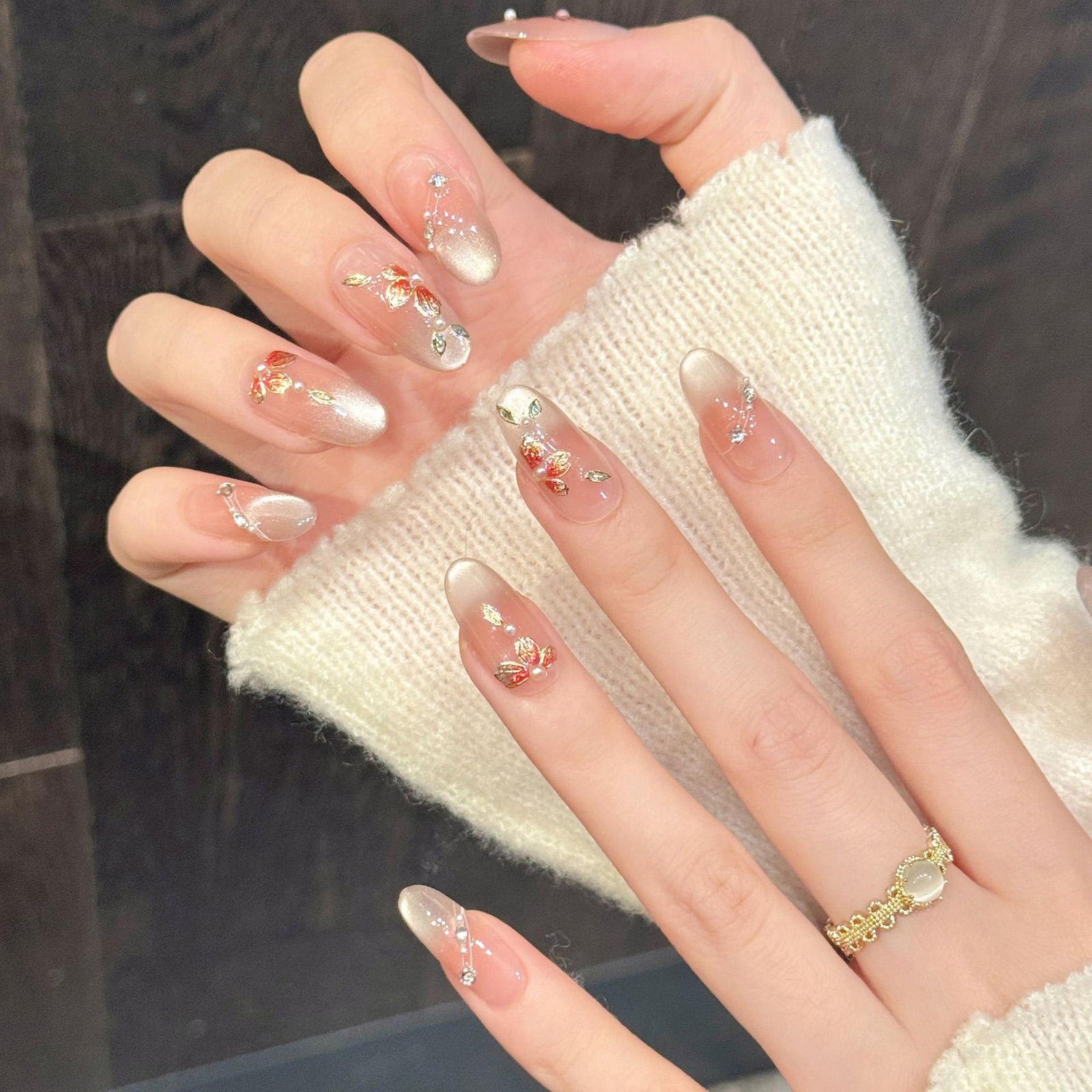 10pcs Handmade Fake Nails Pres - Resin Art Flowers review and price