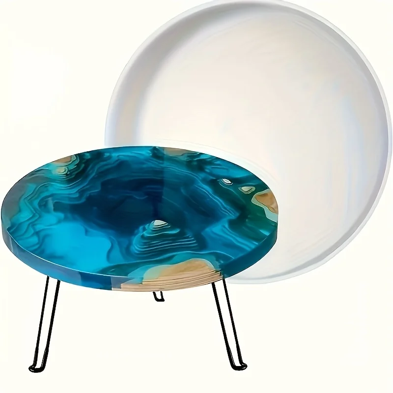 DIY Resin Round Table Silicone - Resin Art Clock review and price