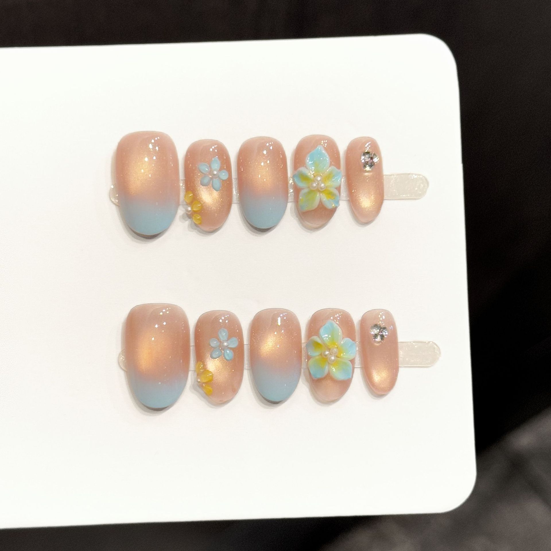 10pcs Pure Hand Pressed Short  - Resin Art Flowers review and price